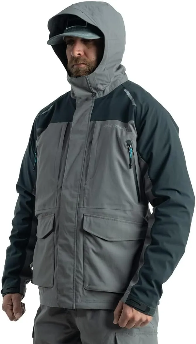 Whitewater Great Lakes Waterproof and Windproof Fishing Jacket with Ripstop Nylon