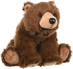 Wild Republic Brown Bear Plush, Stuffed Animal, Plush Toy, Gifts for Kids, Cuddlekins 12 Inches