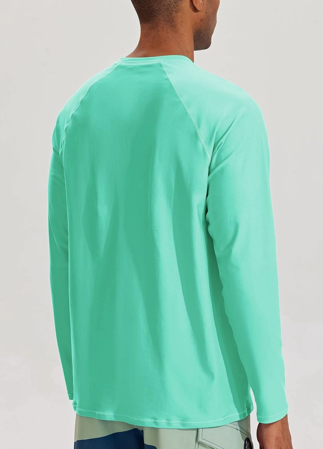 Willit Men's Rash Guard Swim Shirts SPF Water Shirt Long Sleeve UPF 50  Sun Protection Loose Fit Quick Dry