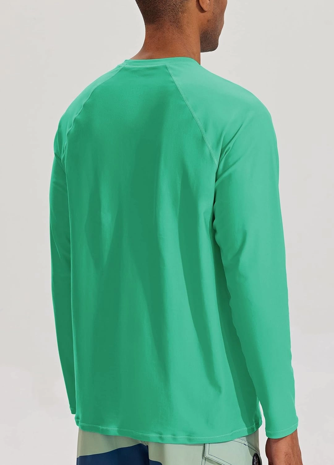 Willit Men's Rash Guard Swim Shirts SPF Water Shirt Long Sleeve UPF 50  Sun Protection Loose Fit Quick Dry