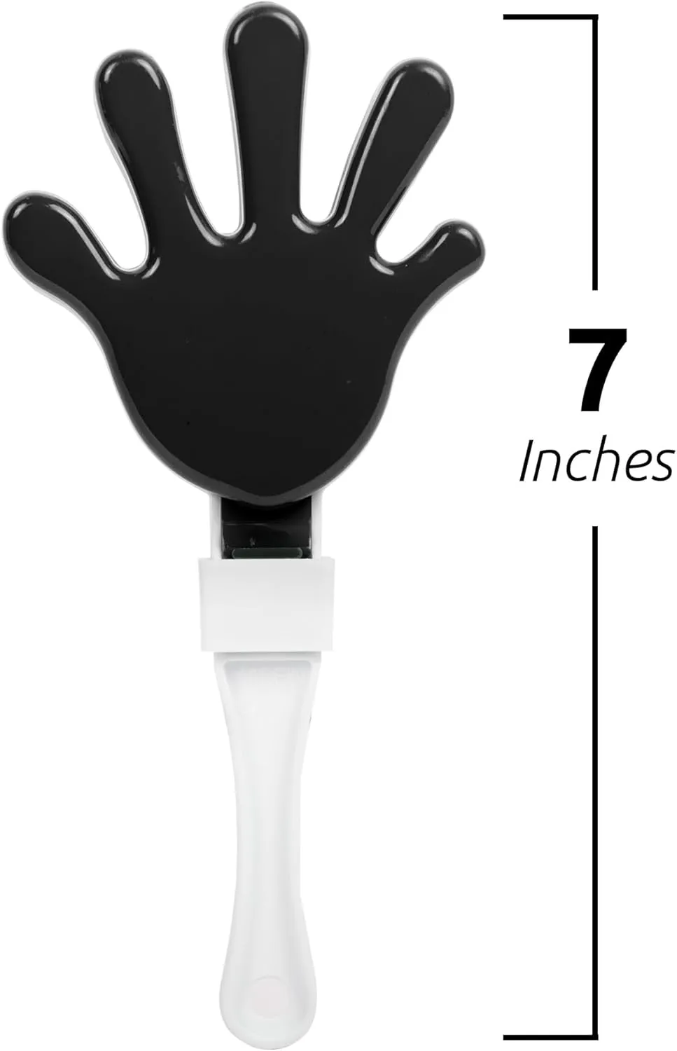 Windy City Novelties 12-Pack 7-Inch Mini Hand Clappers - Bulk Noisemakers for Parties, Celebrations, and Events