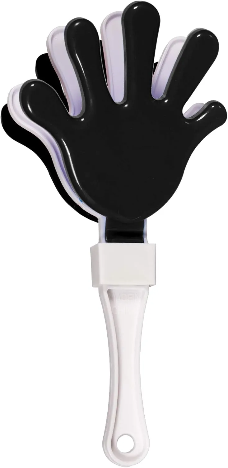 Windy City Novelties 12-Pack 7-Inch Mini Hand Clappers - Bulk Noisemakers for Parties, Celebrations, and Events