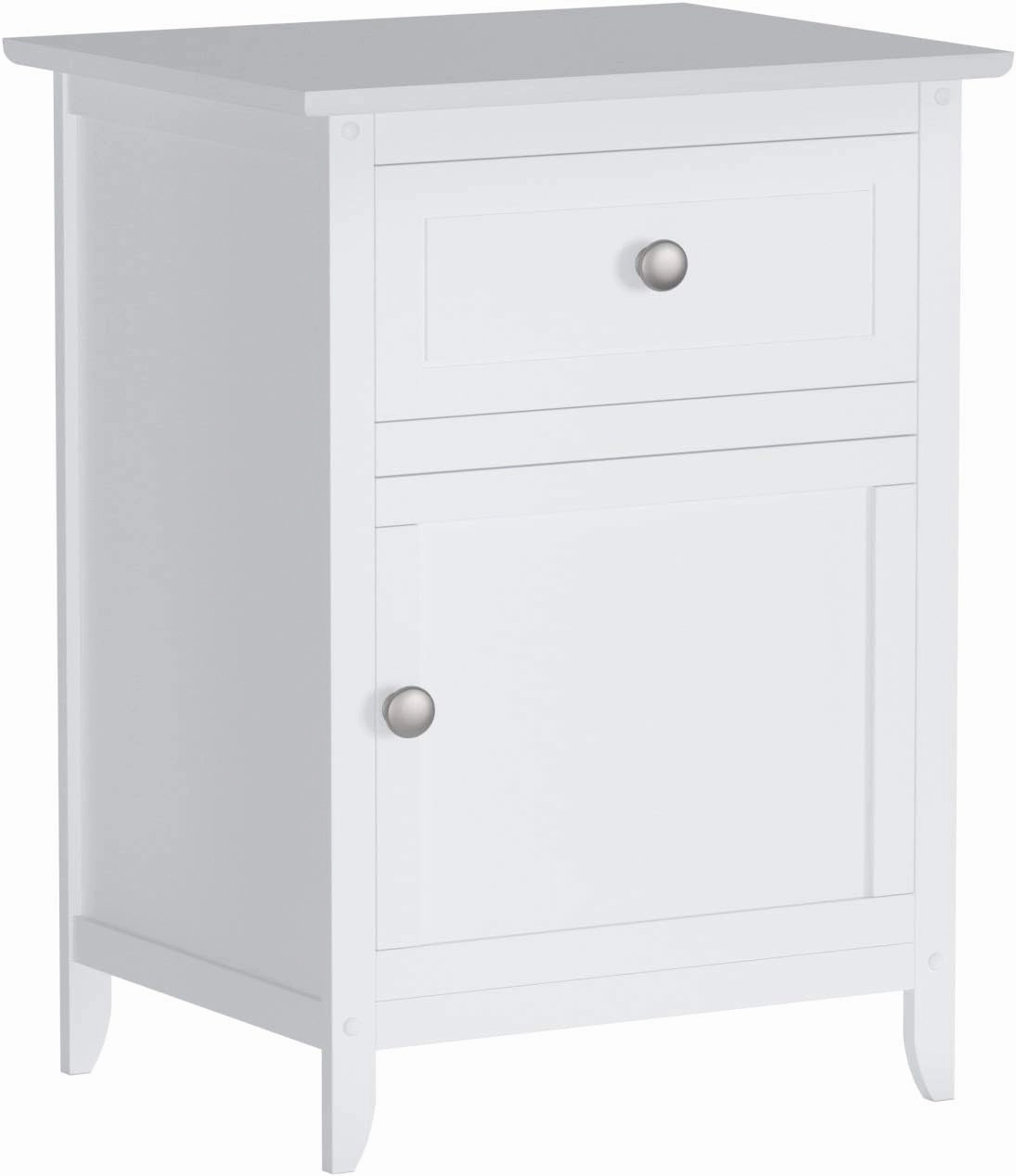 Winsome Eugene Accent Table, 18.90"W x 14.96"D x 25"H, White