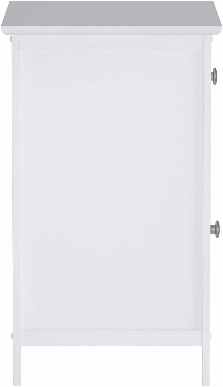 Winsome Eugene Accent Table, 18.90"W x 14.96"D x 25"H, White