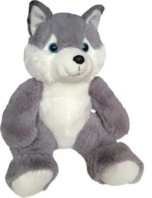WISHPETS Stuffed Animal Plush 14" Sitting Large Husky
