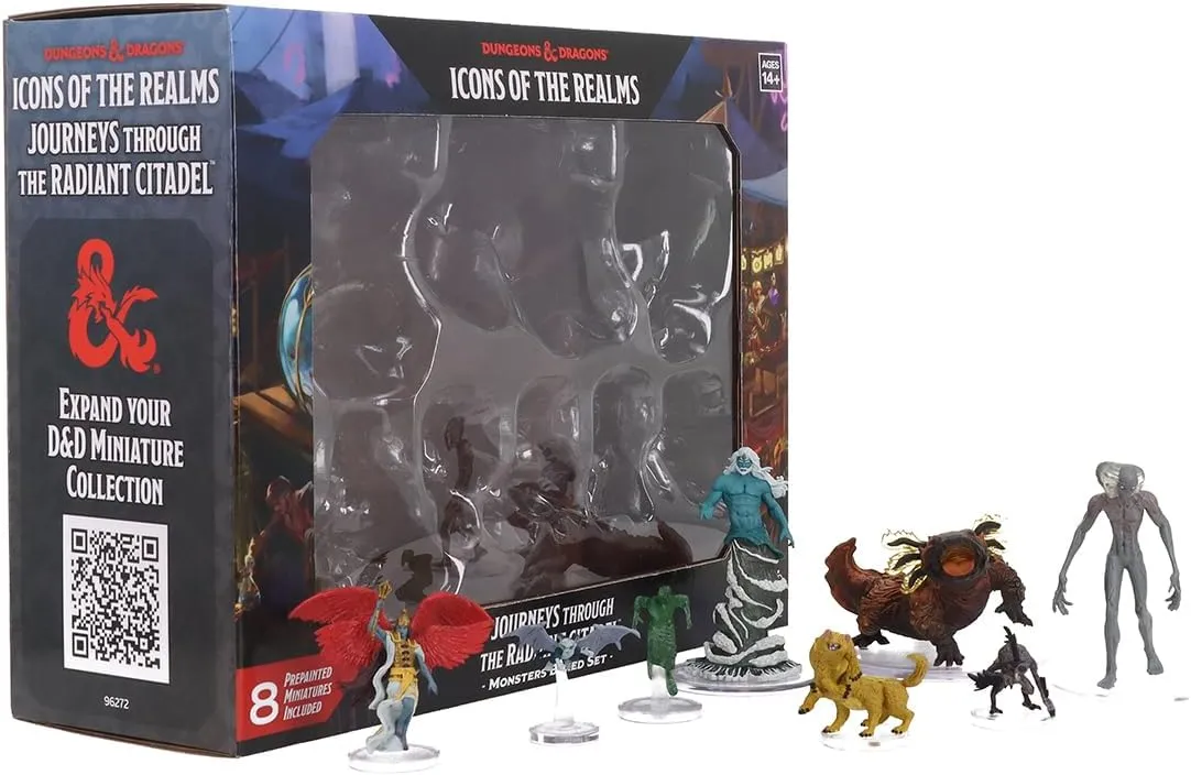 WizKids D&D Icons of The Realms: Journeys Through The Radiant Citadel - Monsters Boxed Set Dungeons and Dragons Miniatures