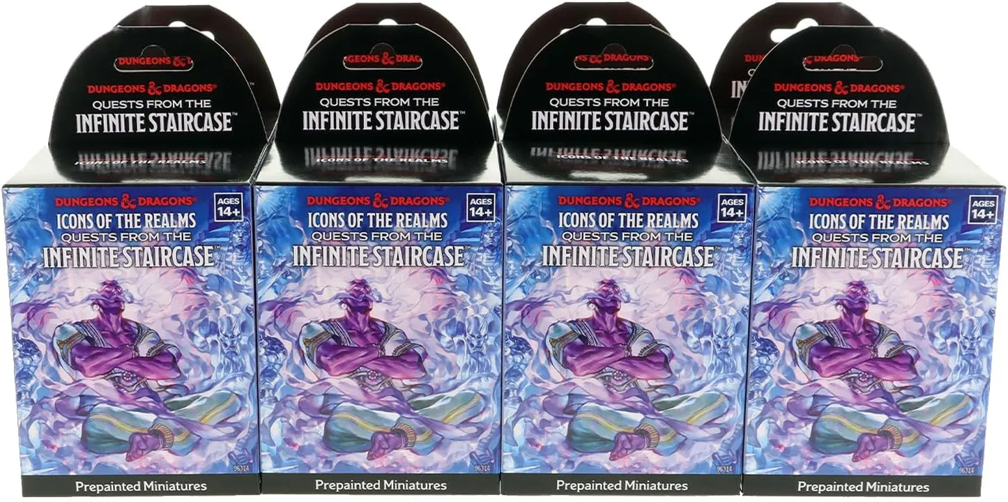 WizKids D&D Icons of The Realms: Quests from The Infinite Staircase - 8 ct. Booster Brick