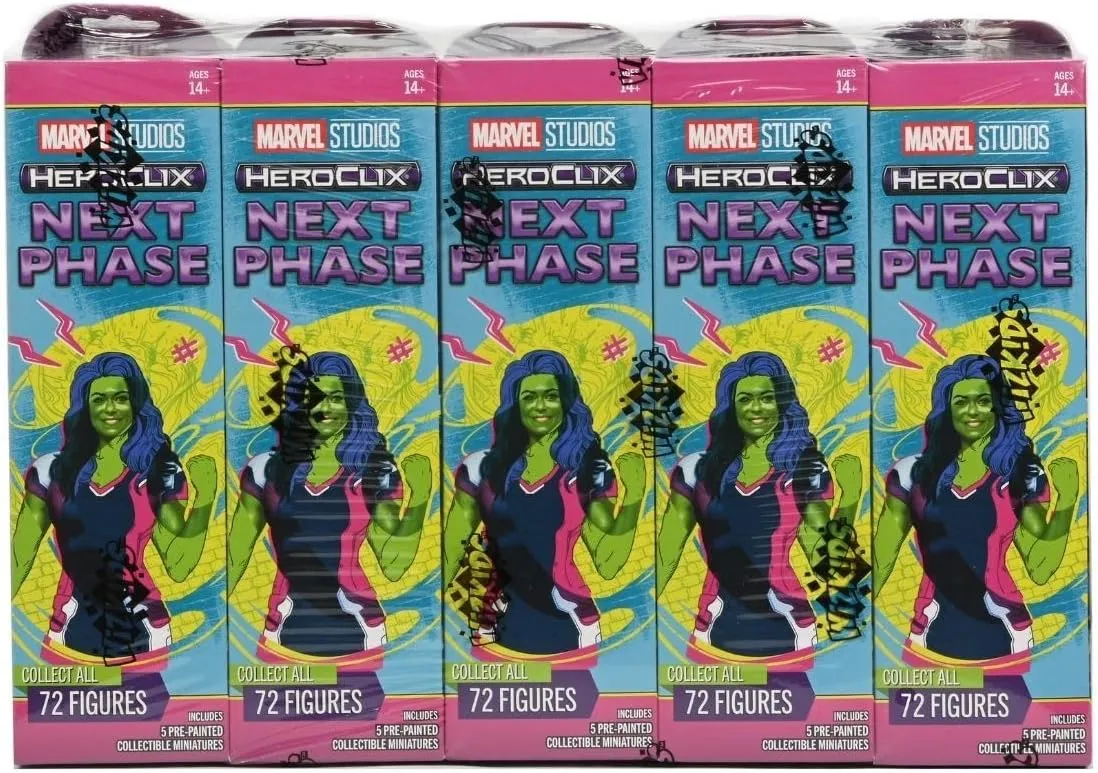WizKids Marvel HeroClix: Marvel Studios Next Phase Booster Brick Tabletop Miniatures Game