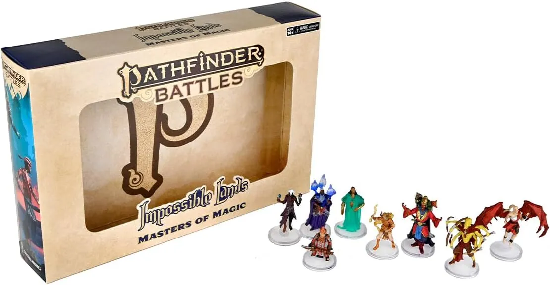 WizKids Pathfinder Battles: Impossible Lands - Masters of Magic Boxed Set