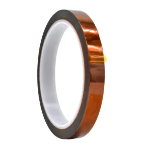 WOD Kapton Tape High Temperature Polymide Heat Resistant 1/2 inch x 36 yd. for 3D Printers Platform, PCB Circuit Board, BGA Heating, and Electric & Soldering Task PKT26