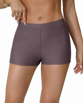 Women's Swim Shorts 1.3" High Waisted Quick Dry Bikini Swimsuit Bottoms Board Shorts Bathing Suit