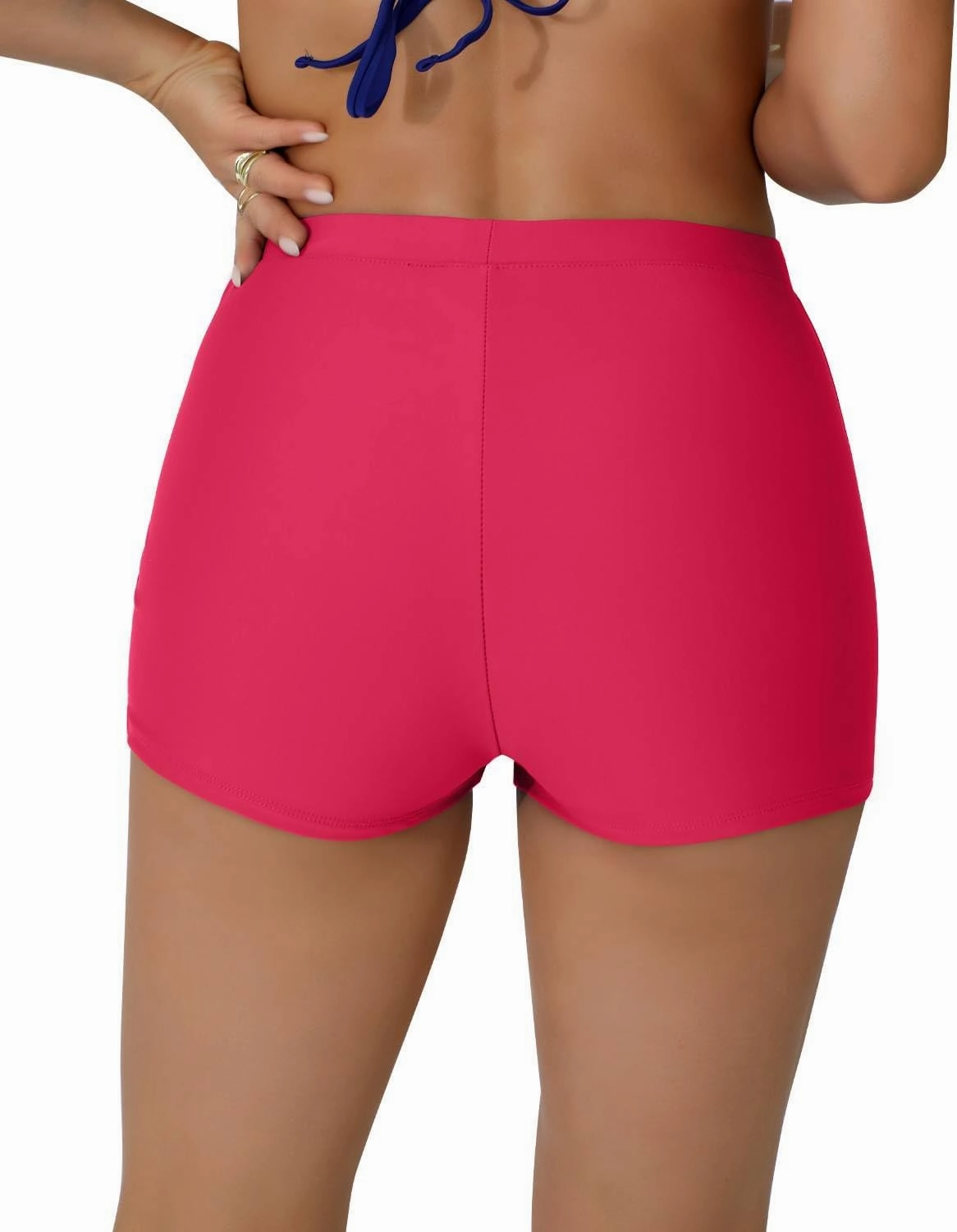 Women's Swim Shorts 1.3" High Waisted Quick Dry Bikini Swimsuit Bottoms Board Shorts Bathing Suit