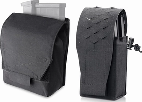 WYNEX Tactical Molle GP Pouch, MOLLE Double Mag Pouch, Utility EDC Pouch with Two Mag Insert, mall Tacical GP Mags Holder Compact Radio Pouches