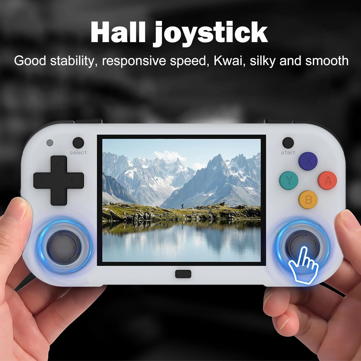 XU Mini M Retro Handheld Game Consoles, 2.8 inch IPS Screen, Built-in 128G TF Card, with 2600 mAh Battery Life 6 Hours with Case Gray