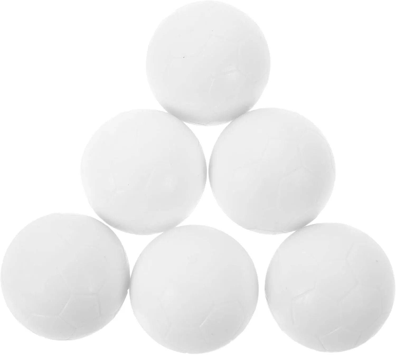 Yardwe Table Soccer Balls Replacement Mini Footballs for Foosball Table Compact Indoor Game Accessories for