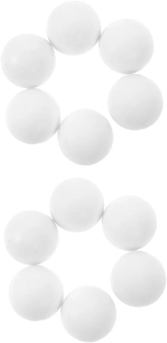 Yardwe Table Soccer Balls Replacement Mini Footballs for Foosball Table Compact Indoor Game Accessories for