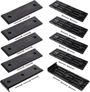 yarlung Set of 10 Boat Trailer Bunk Slide Pads and Glide Bunk Enders, 3"x10" Smoother Boat Bunks Slicks for Loading and Launching Boat Trailer Easier