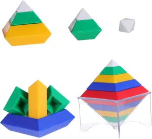 YARNOW 1 Set Creative Building Blocks for Early Learning Safe Educational Playthings for Color Recognition Imagination Development