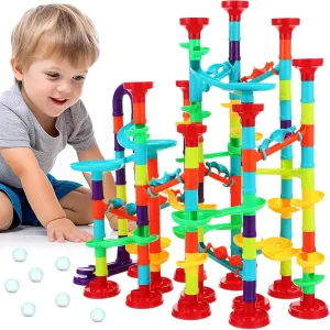 YARNOW 1Set Marble Run Building Blocks Marble Maze Track Construction for Fun and Safe Game Building for Creative Play and Learning