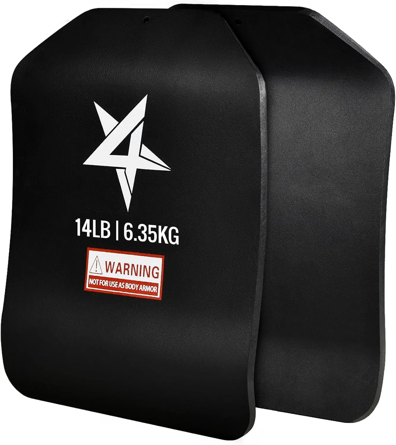 Yes4All Weight Vest Plate 5.75/8.75/14/ 19.75LB Pairs, Weighted plates for vest, Tactical Plate, Weight Plate with Curved Ergonomic Design for Running, Heavy Workout