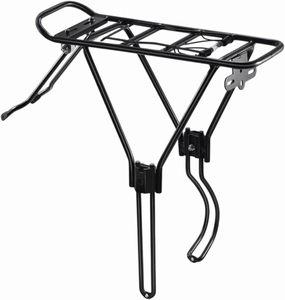 YIJU Bike Cargo Rack Cargo Carrying Food Delivery Mountain Bike Aluminum Alloy Height Adjustable for 26inch 27inch Riding Outdoor