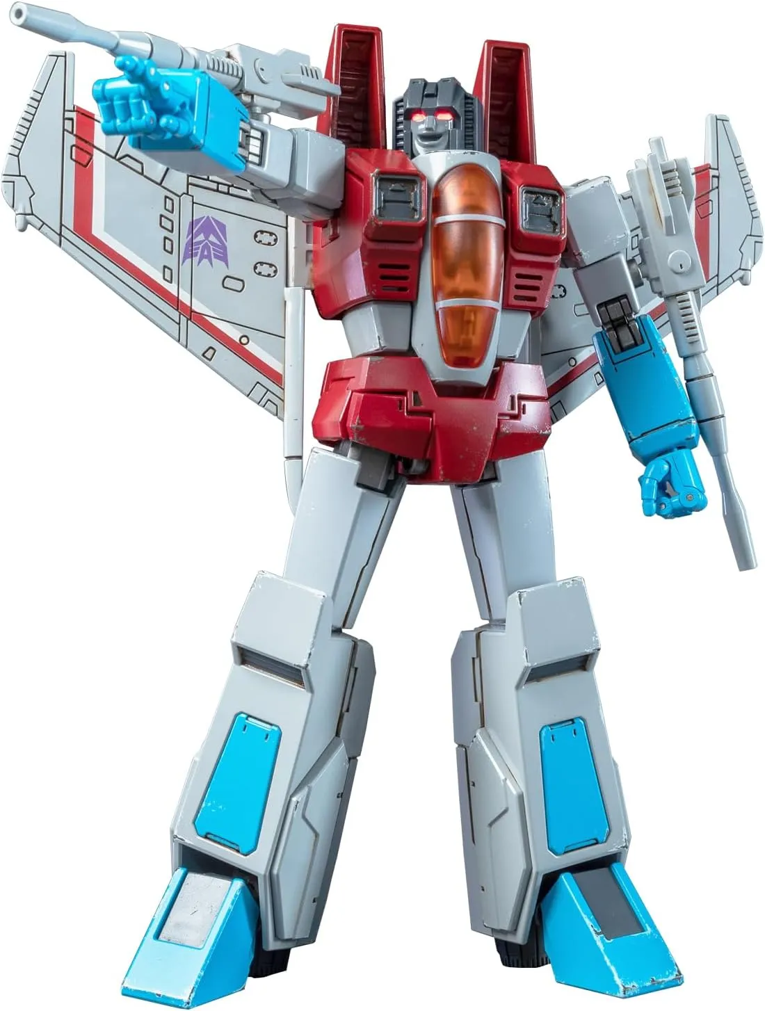 YOLOPARK Transformers Toys G1 Starscream with Upgraded Weaponry,7.48 Inch Highly Articulated Transformers Action Figures for Ages 15 and Up,No Converting Starscream Transformer Toys