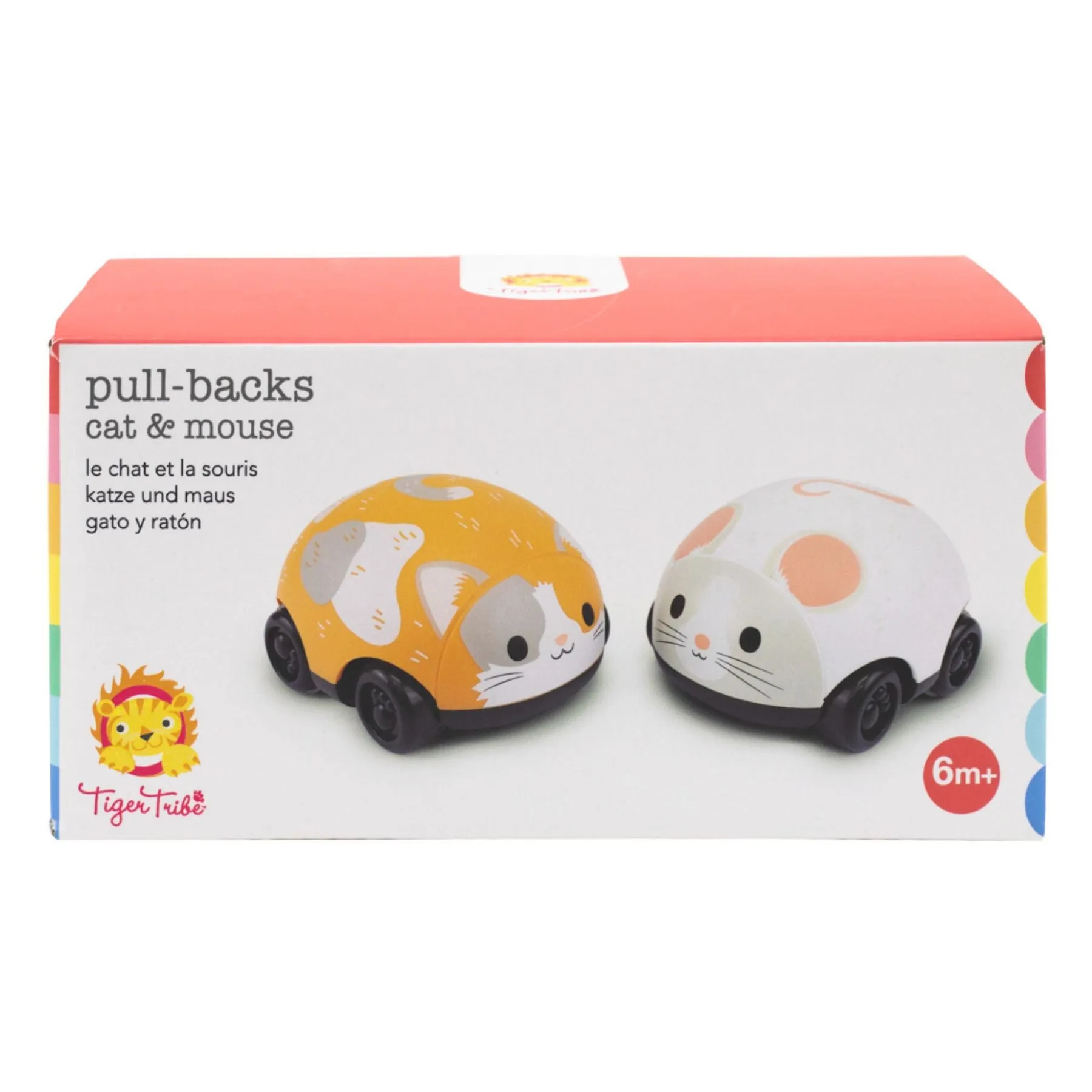 Zoomies Pull-backs Cat   Mouse